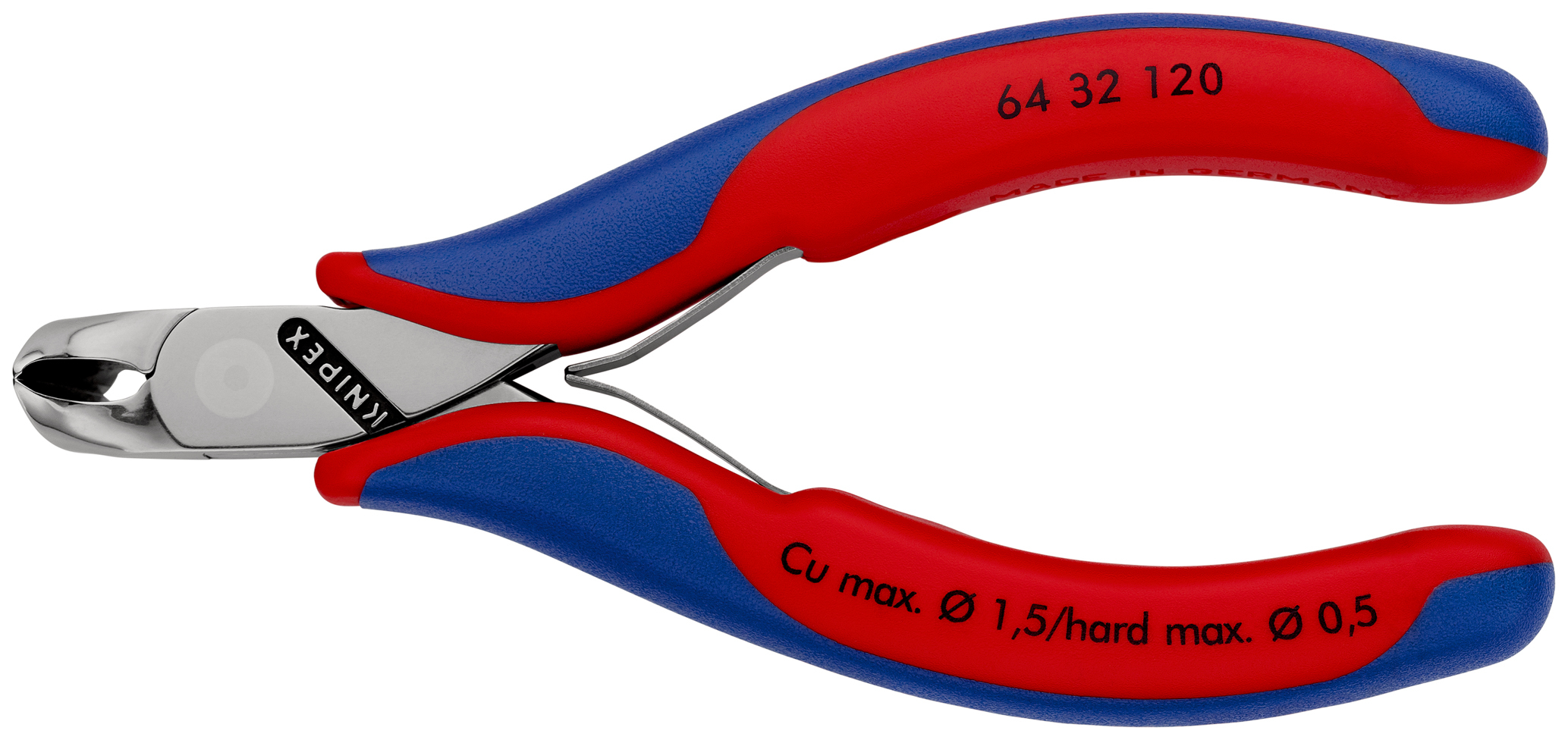 Pince coupante devant 120mm electro 15° KNIPEX - 64 32 120