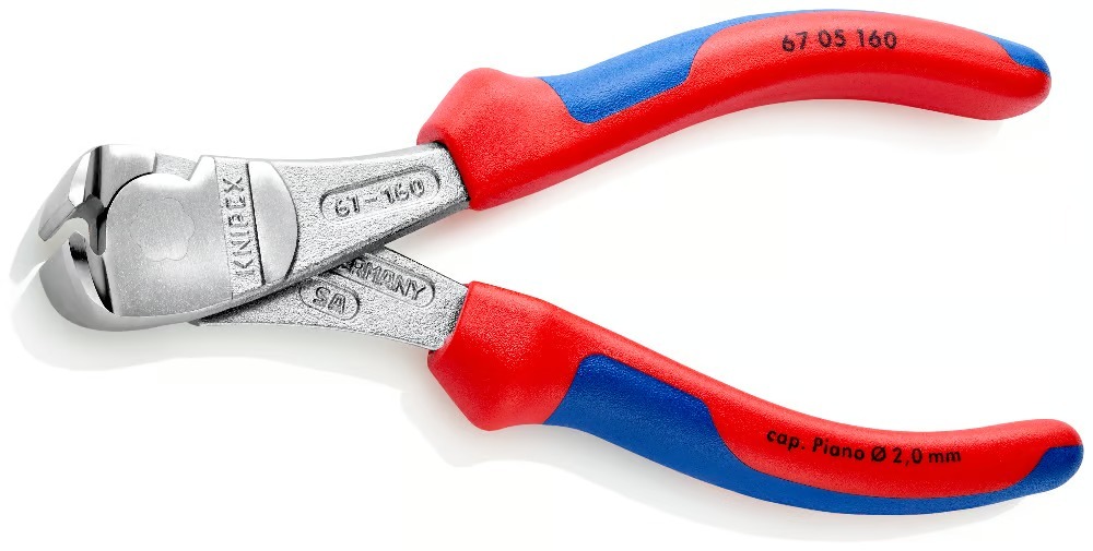 Pince coupante de devant à forte démultiplication 160mm KNIPEX - 67 05 160