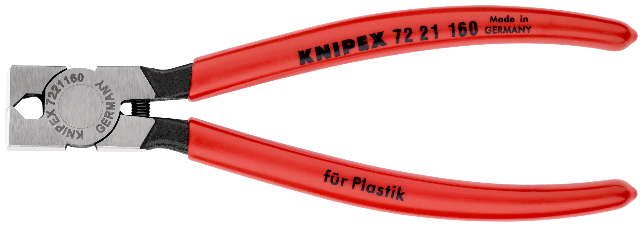 Pince cpte cote pour plastique 160mm 85° KNIPEX - 72 21 160