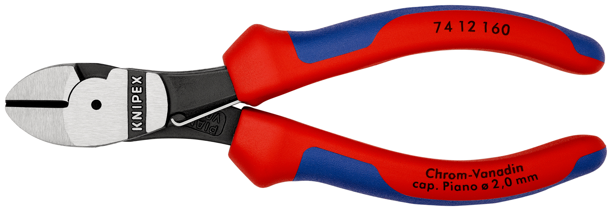 Pnce cpte cte fte demult 160mm av ress KNIPEX - 74 12 160 SB