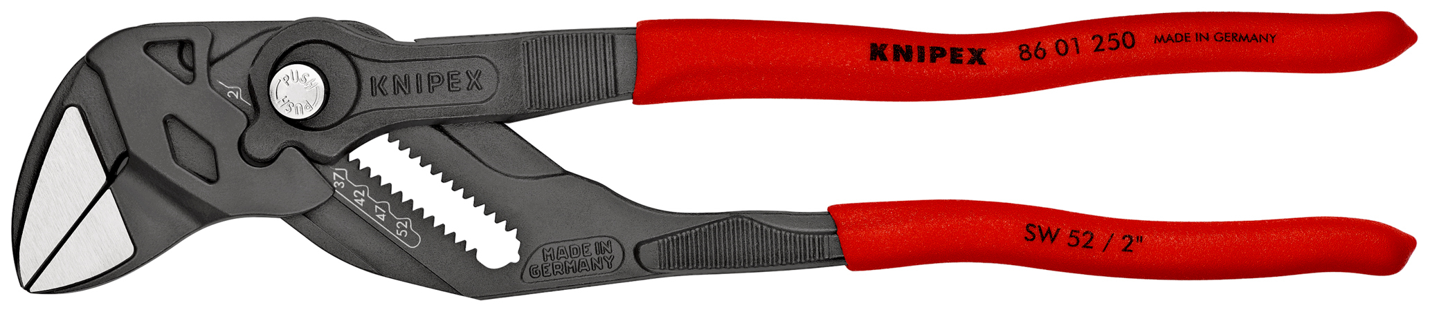 Pince cle KNIPEX 250mm gaine pvc - 86 01 250