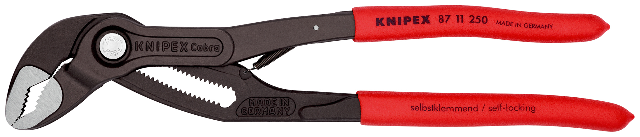 Pince multiprise Cobra® Matic - 250 mm, ouverture 50 mm - KNIPEX - 87 11 250