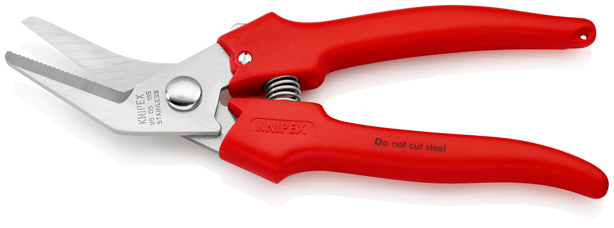 Ciseaux coupe-tout 185mm coude 40° KNIPEX - 95 05 185