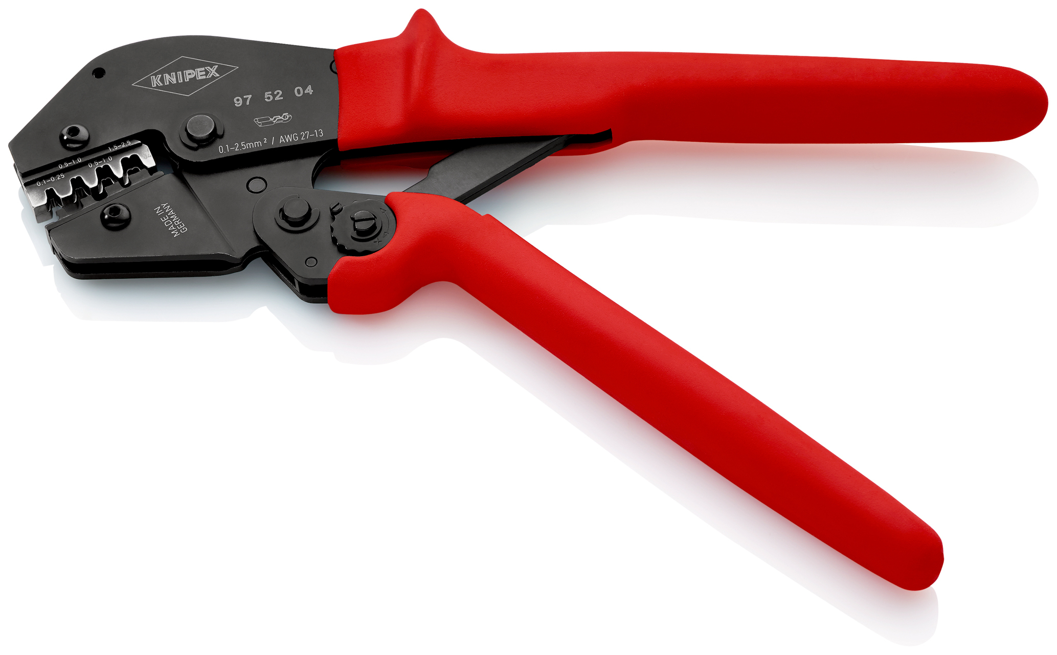 Pince sertir prise a 2 mains av 1 profil KNIPEX - 97 52 04