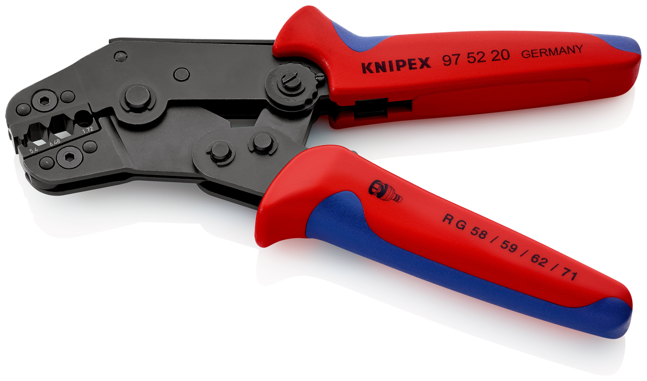 Pince a sertir courte avec 1 profil KNIPEX - 97 52 20