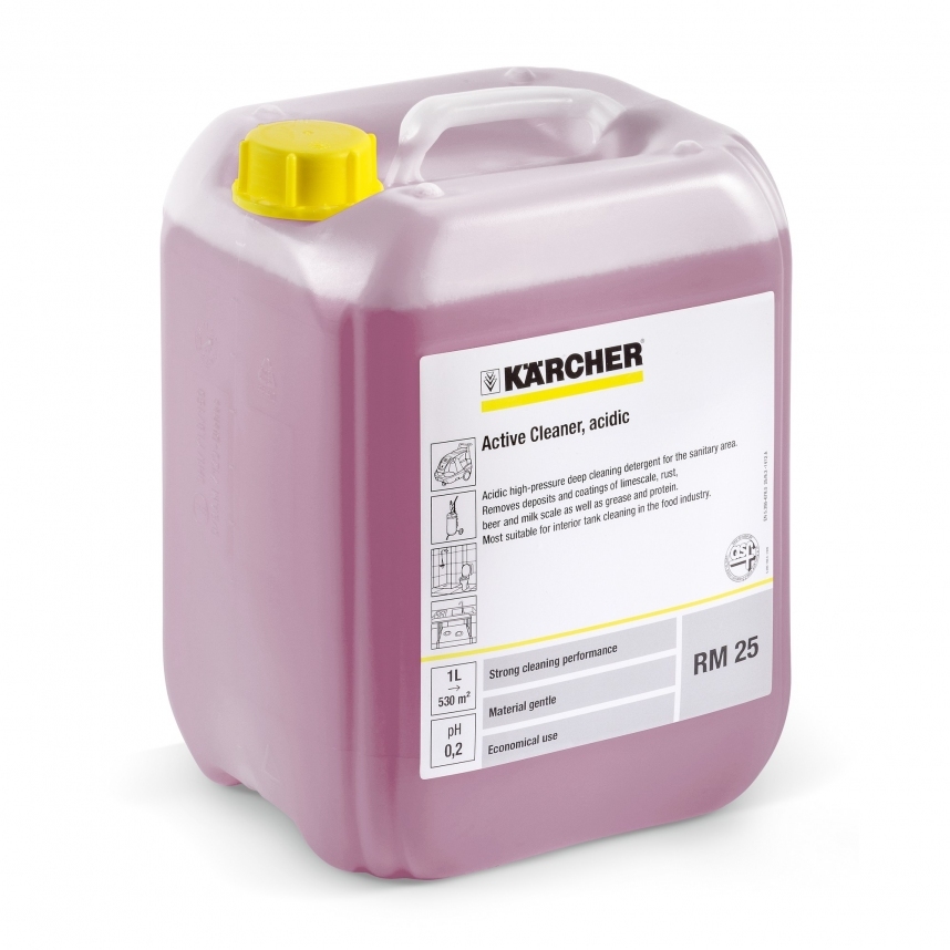 Détergent actif, acide RM 25 ASF KARCHER 10l - 6.295-113.0