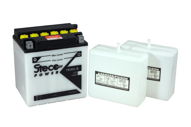 Batterie 12v (10h) 30ah 300a 168x132x176 stecopower - yb30l-b