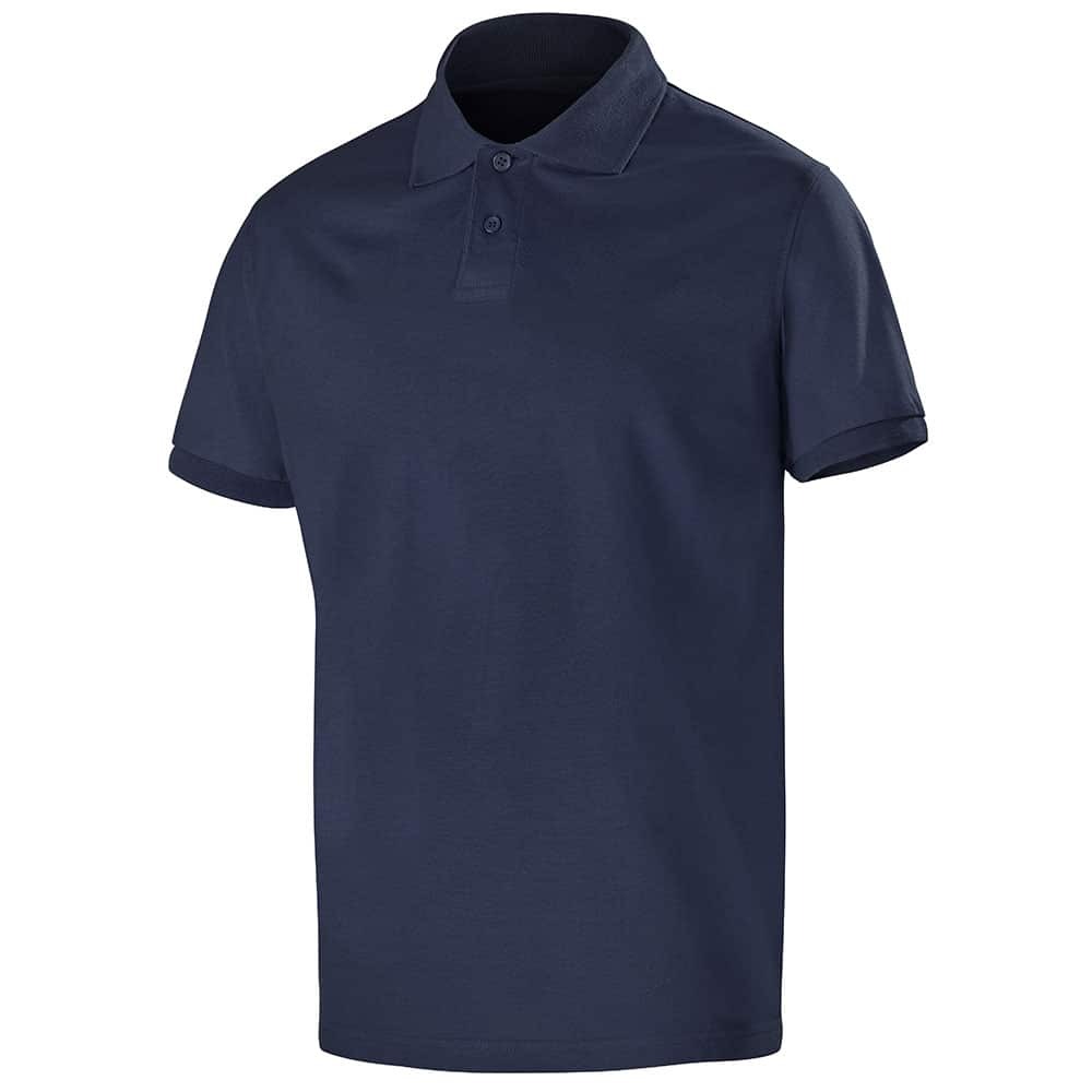 POLO A MANCHES COURTES BIO BLEU MARINE ARTISAN BTP CEPOVETT - 15-T942-1