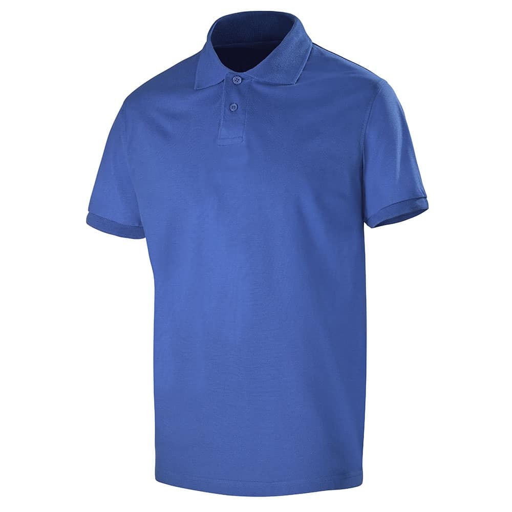 POLO A MANCHES COURTES BIO BLEU ROYAL ARTISAN BTP CEPOVETT - 15-T942-13