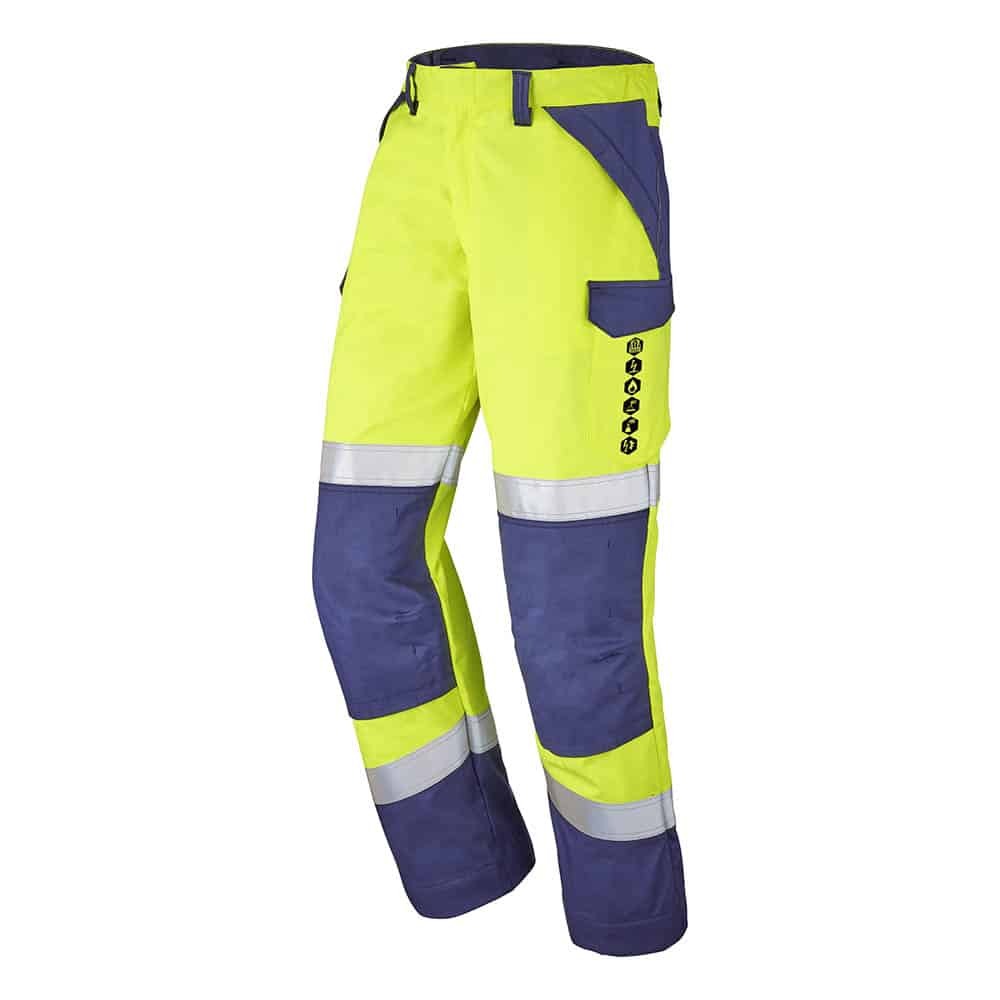 PANTALON BAYO ATEX HV 320 XP PI JAUNE FLUO / MARINE MULTIRISQUES CEPOVETT - 22-9B72-3165-701