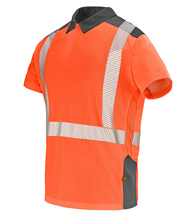 POLO MANCHES COURTES FLUO SAFE XP SIMOUN CEPOVETT - 22-9T86-2227