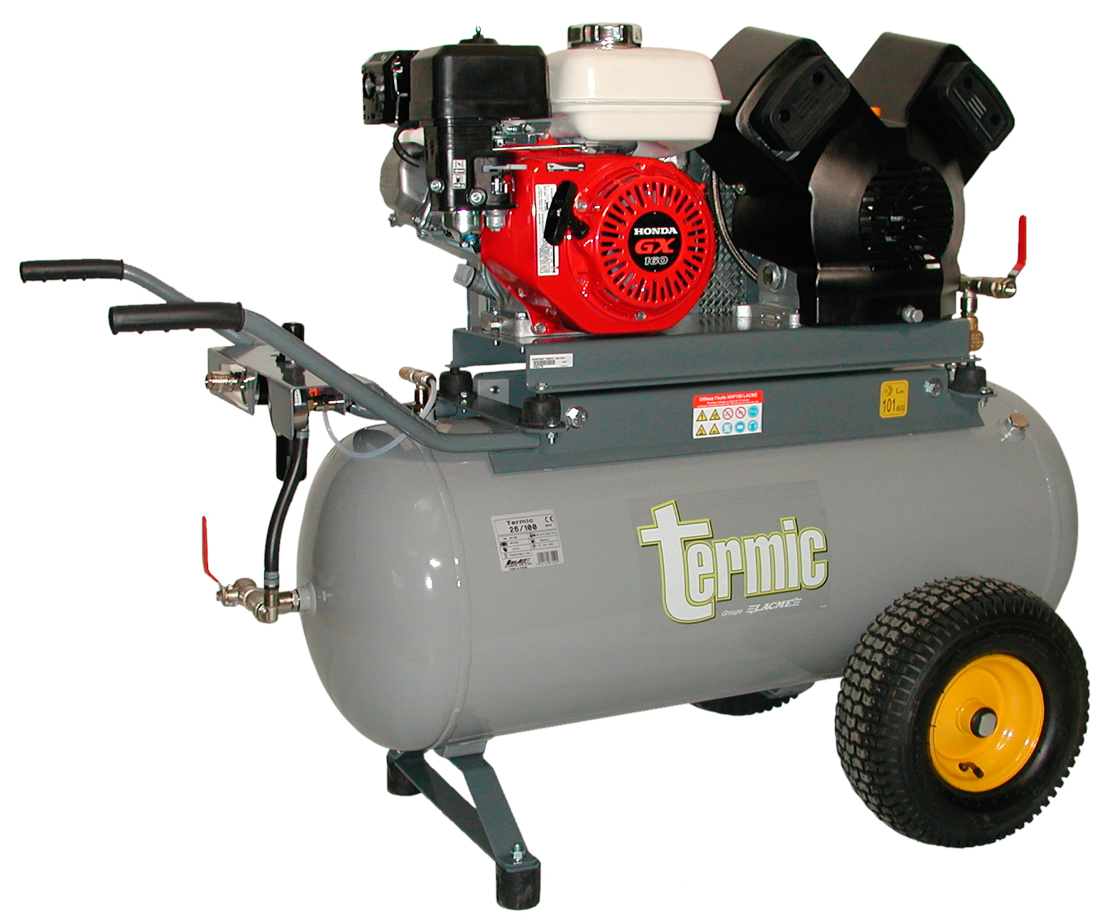 Compresseur thermique 100 litres 11 bar LACME Termic 26/100 - 467550