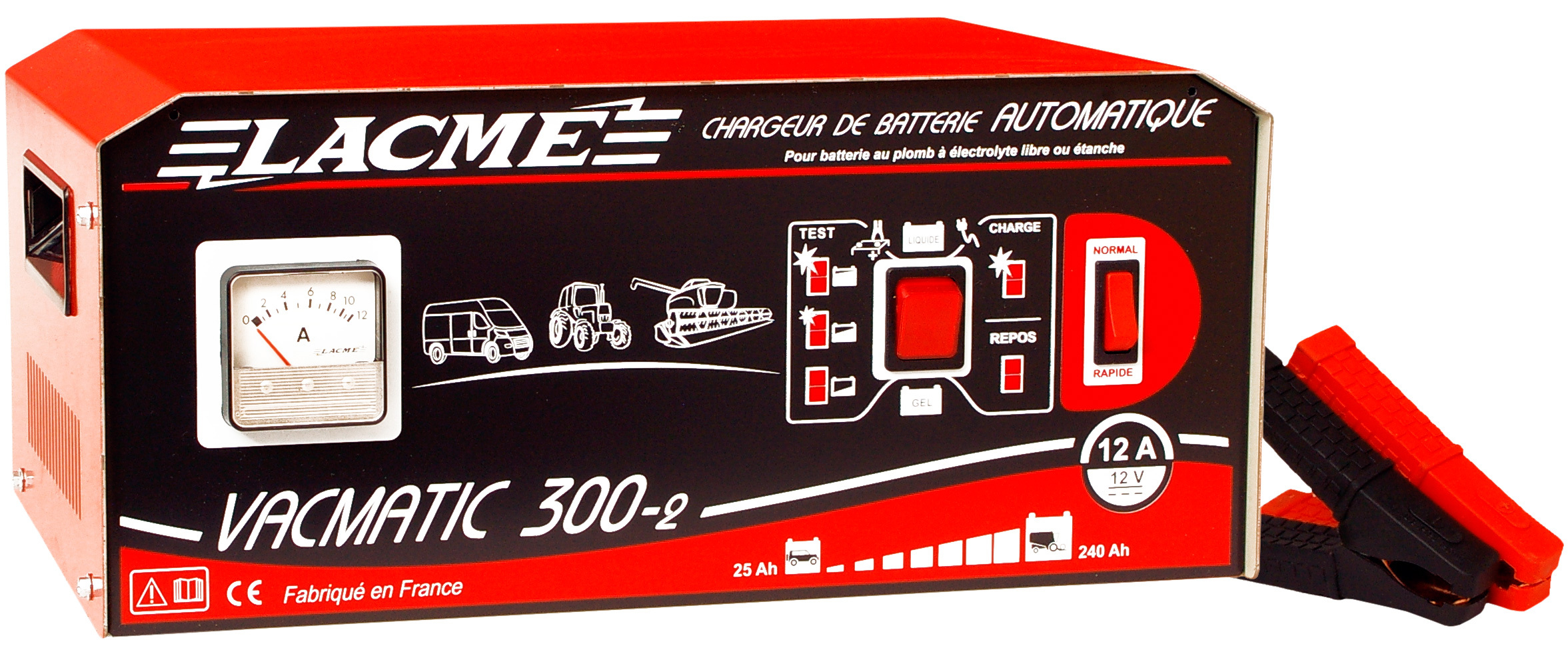 Vacmatic 300 chargeur batterie LACME - 502700