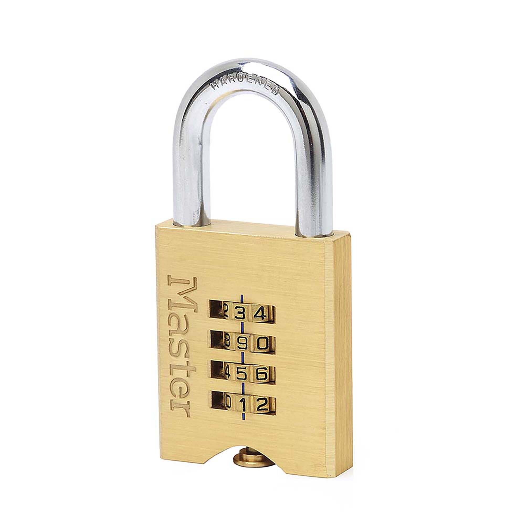 Cadenas 50mm à combinaison frontale 4 chiffres MASTERLOCK - 651EURD