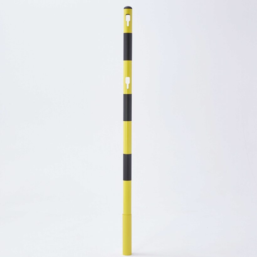 Potelet 150 cm - jaune / noir - MOTTEZ - B362CJN