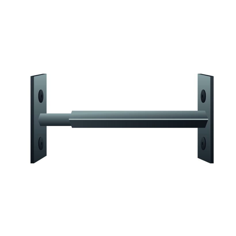 Barre de sécurité noire télescopique 99/188 cm pour fenêtre 13/26cm - MOTTEZ - B946V