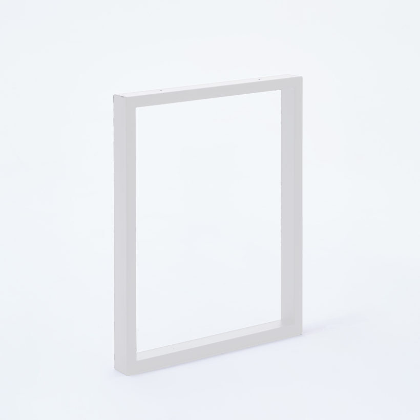 Pied de table rectangulaire H71 x L59 cm blanc mat - MOTTEZ - M542VBC