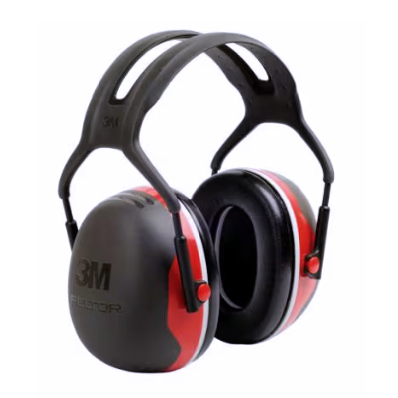 Casque anti-bruit X3A SNR 33 dB série X Rouge - 3M - X3AC10N 00