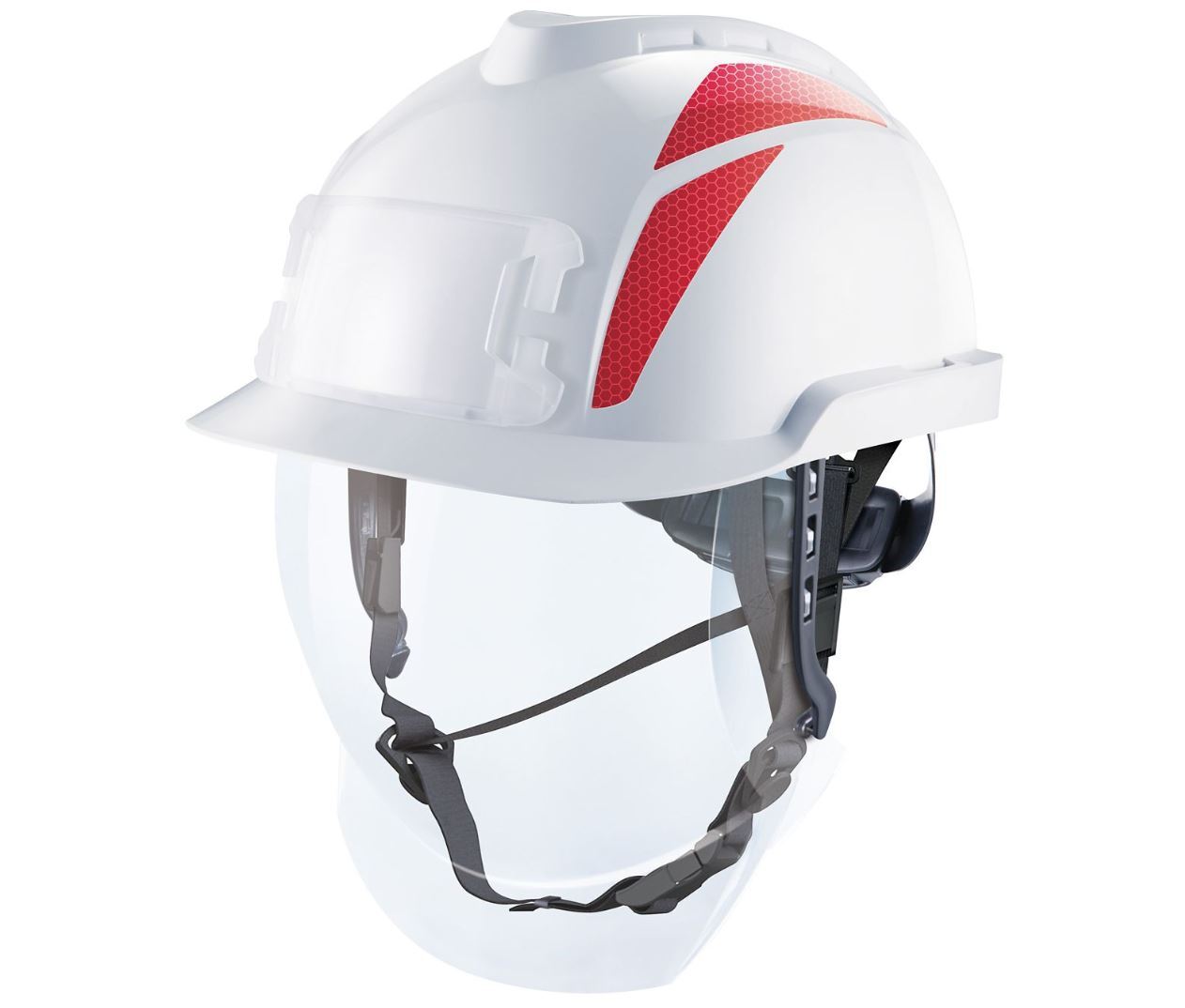 Casque électricien V-GARD 950 non ventilé avec écran - MSA - GVF1A-C0A05H0-000