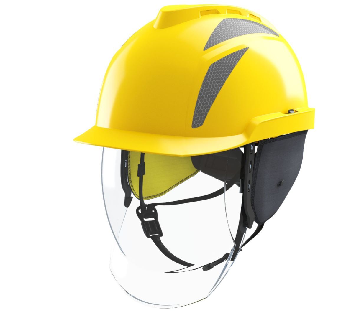 Casque électricien V-GARD 950 non ventilé avec écran - MSA - GVF2A-C0A00GG-000