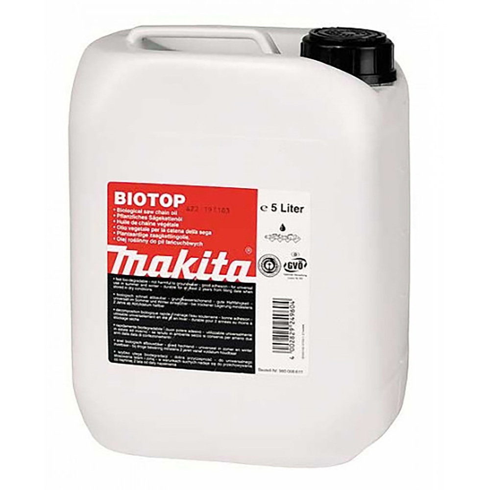 HUILE POUR CHAINE BIOTOP(5L) MAKITA - 1910U17