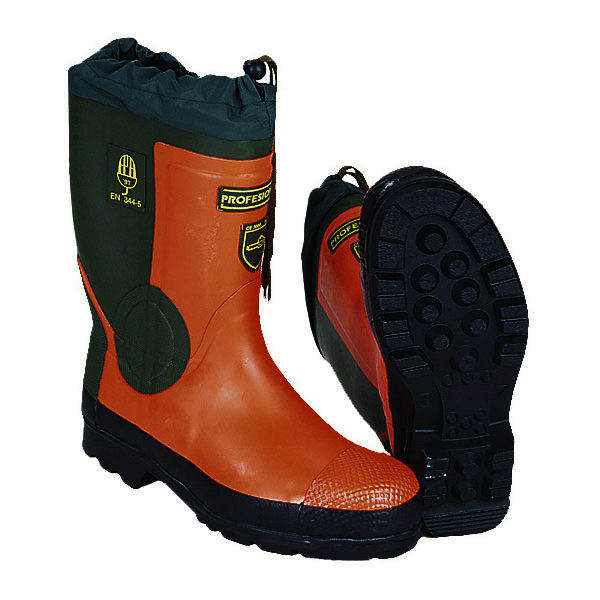 Paire de bottes MAKITA caoutchouc pour travail à  la tronçonneuse - 98804700