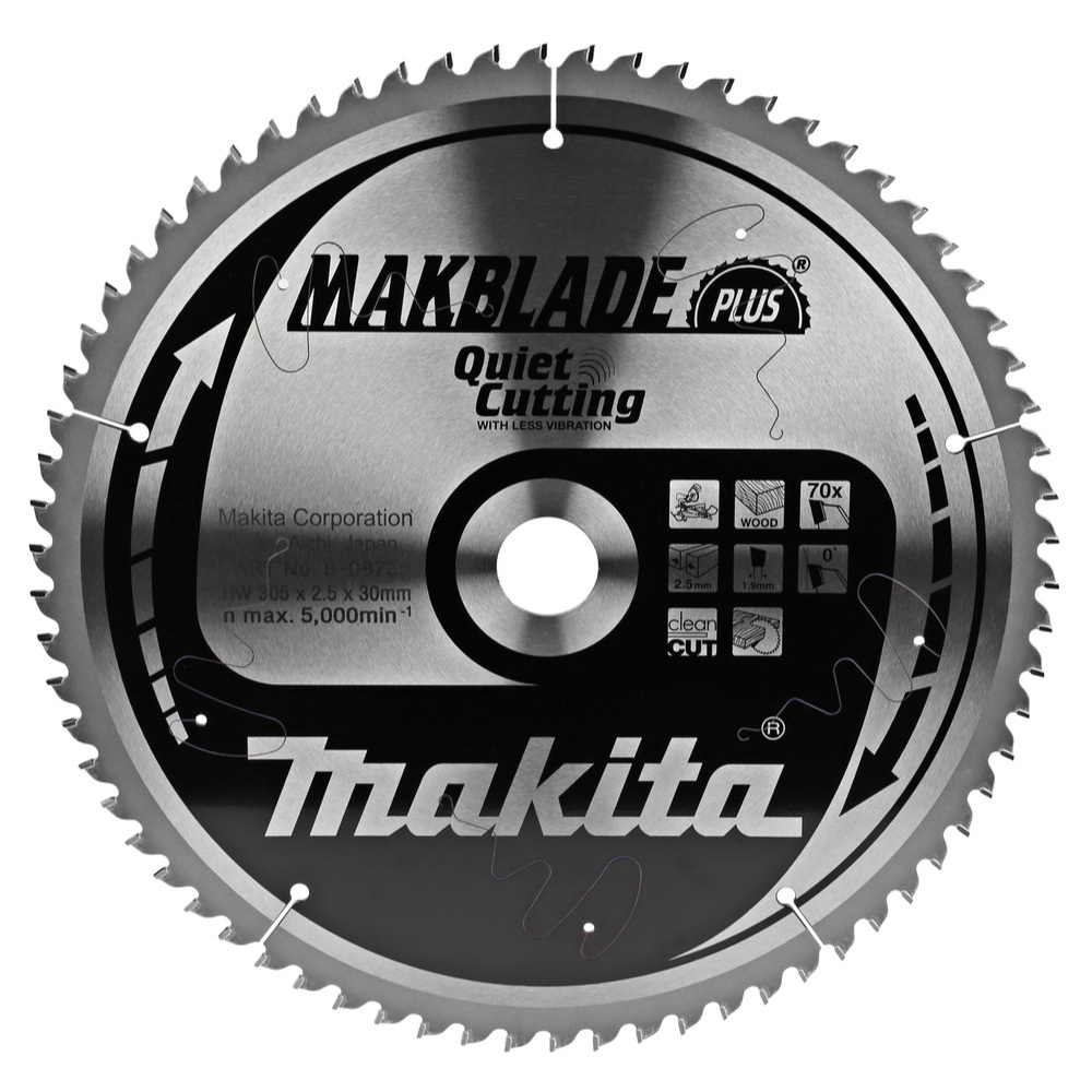 Lames carbure ''Makblade Plus'', pour bois, pour scies radiales 305/30/70 MAKITA - B08735