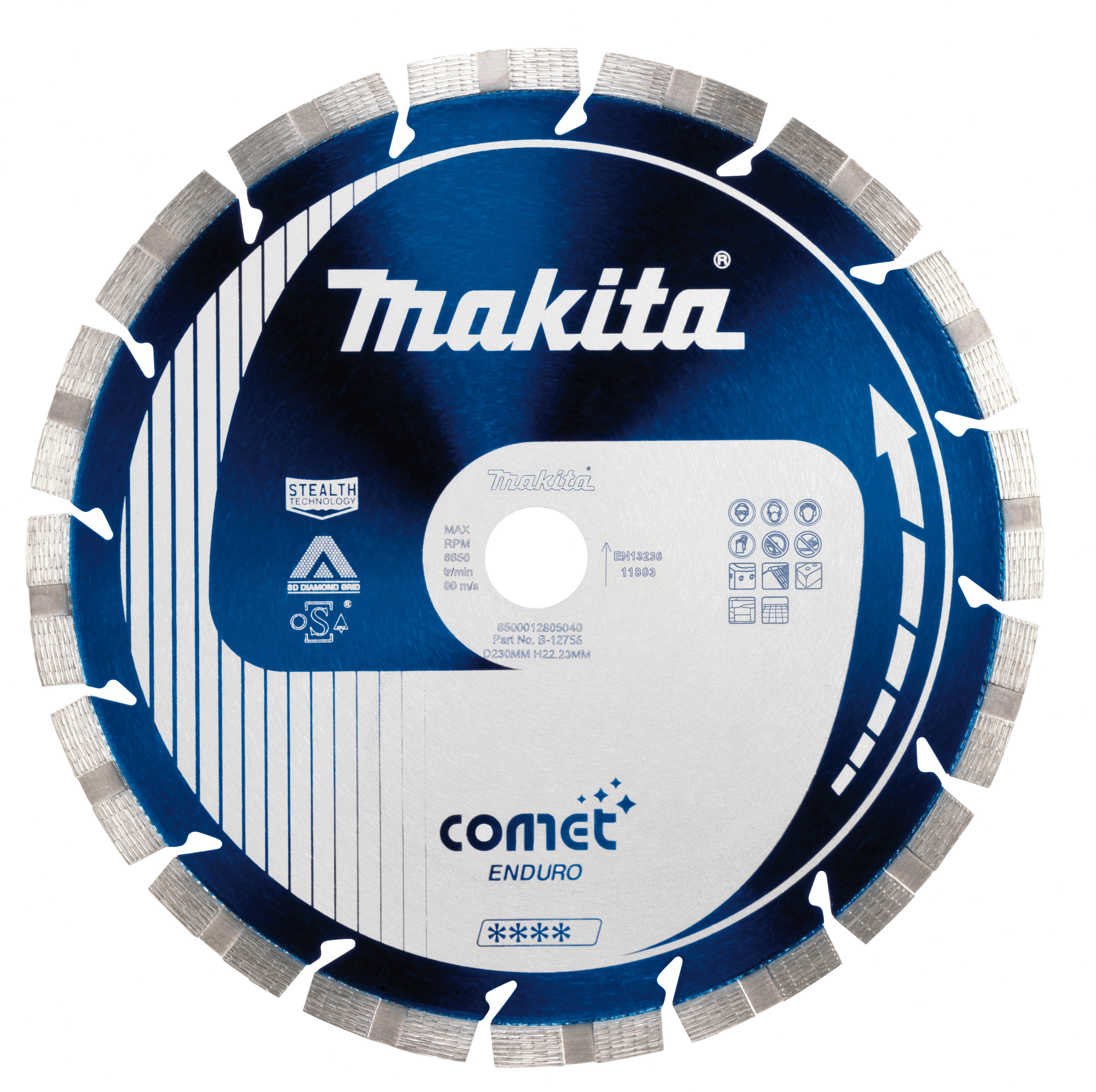 DISQUE DIAMANT COMET 3DDG 230X22,23 MM MAKITA - B12784