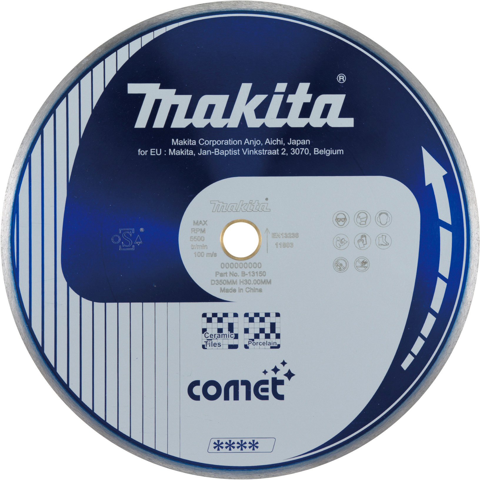 D.DIAM COMET125 JANTE CONTINUE MAKITA - B13091