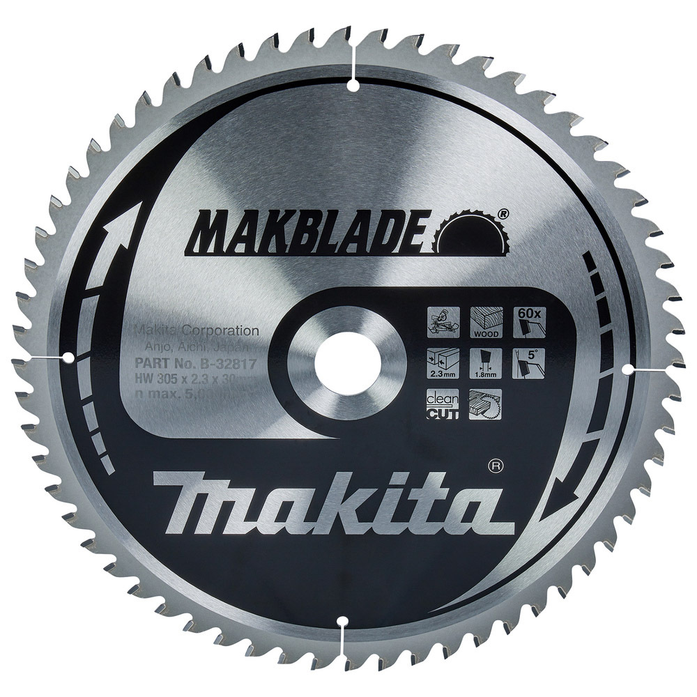 Lame de scie circulaire MAKITA, Makblade T.C.T, 305 x 30 mm, 60 dents - B32817