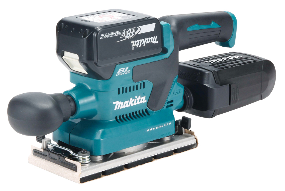 Ponceuse vibrante LXT 18V Li-Ion 5Ah - MAKITA - DBO382RTJ