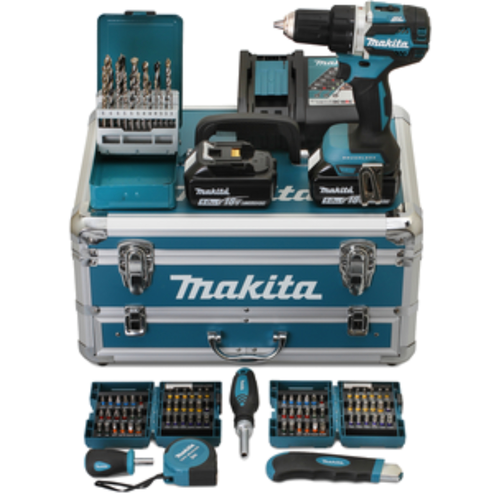 Perceuse visseuse 18 V Li-Ion 5 Ah Ø 13 mm  - MAKITA - DDF484RTX6