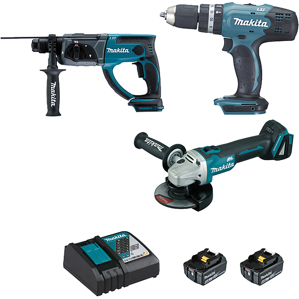 Ensemble de 3 machines 18 V Li-Ion - MAKITA - DLX3136M