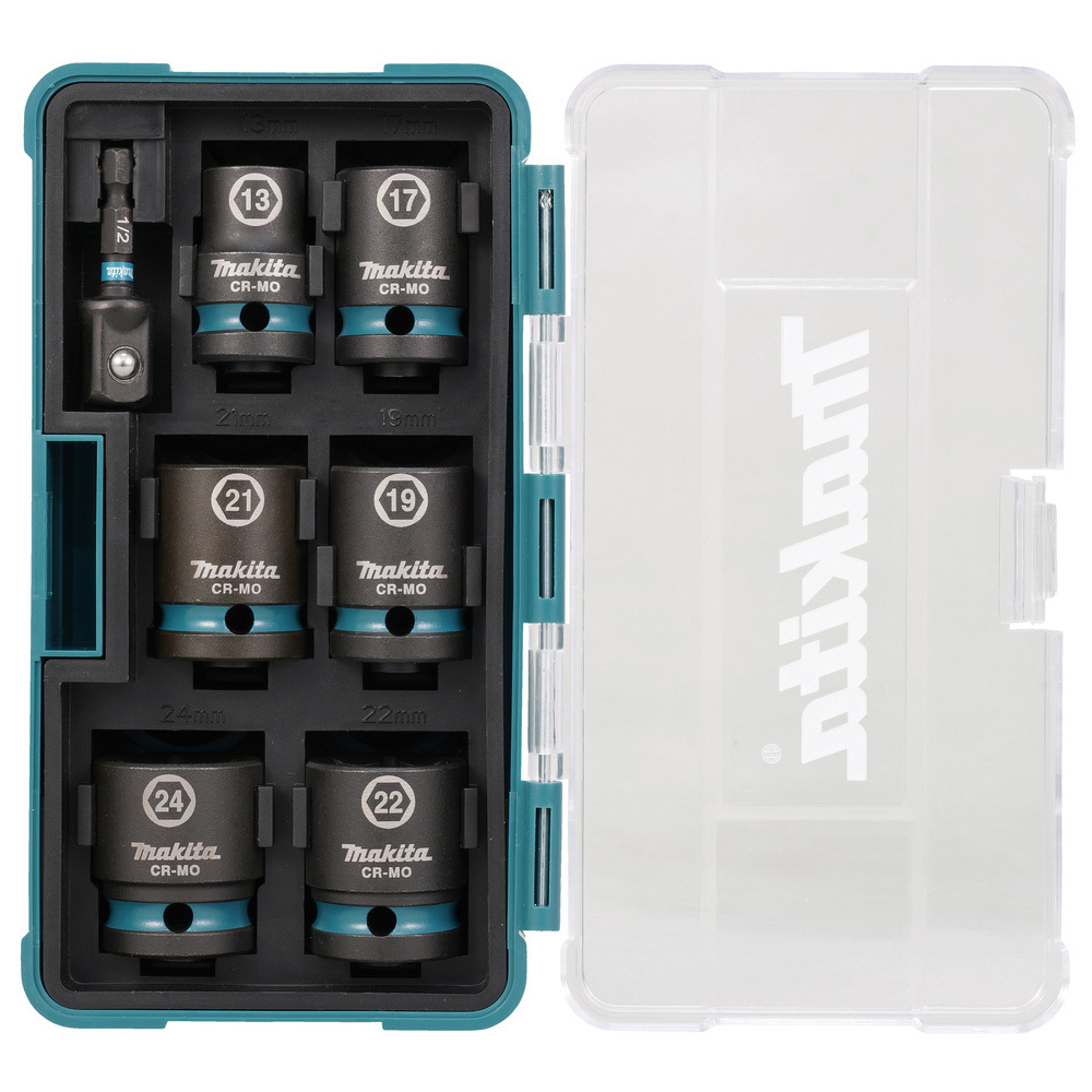 COFFRET 7 DOUILLES 1/2'' MAKITA - E16592