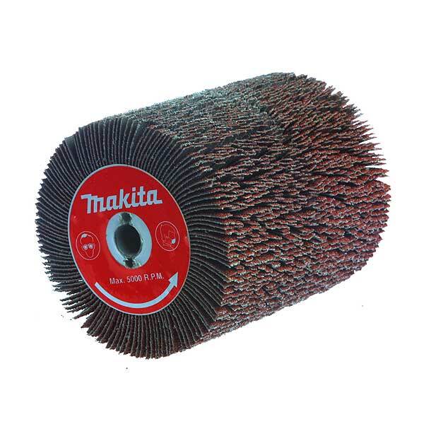 BROSSE A LAMELLES MAKITA FENDUES PAPIER 120 GRAIN 40 - P-01127