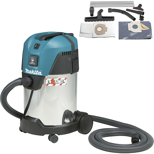 ASPIRATEUR MAKITA 30L 1000 W 210 MBAR - VC3011L