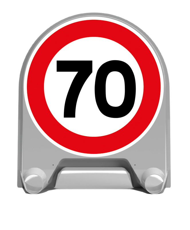 PANNEAU DE SIGNALISATION MISTRAL BK14 LIMITATION 70km/h 850M N002201805M T1 NADIA SIGNALISATION