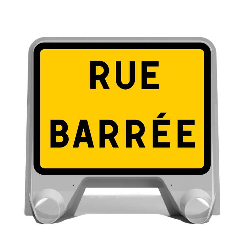 PANNEAU DE SIGNALISATION MISTRAL KC1 RUE BARREE 800MM T1 NADIA SIGNALISATION N002201903