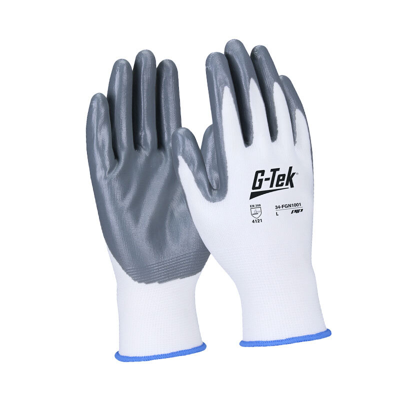 GANTS ENDUIT NOIR G-TEK NITRIL T11 NORME 3121 - 34-FGN1001/N T11