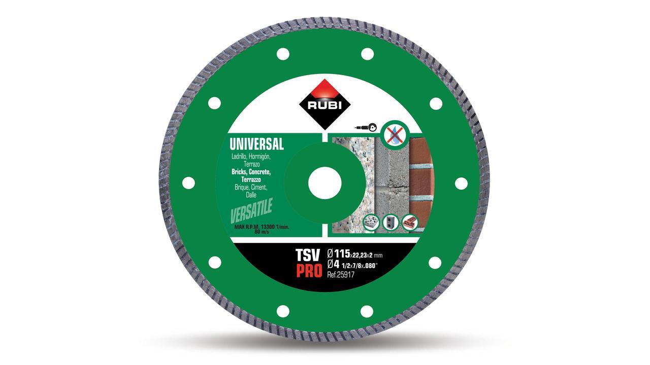 Disque de diamant général pièce turbo tsv 115 pro RUBI - 25917