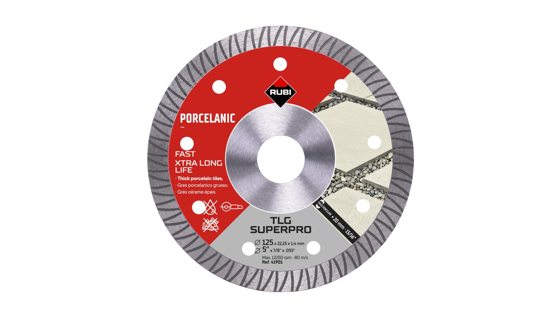 DISQUE DIAMANT TLG 125 EXT SUPERPRO RUBI - 41901