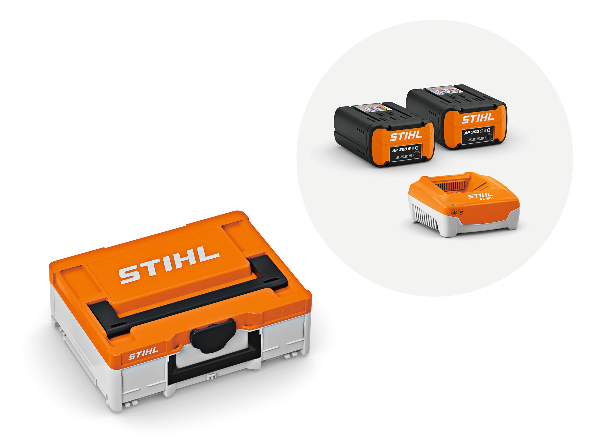 Power Box 2 – 2 batteries AP 300 S, chargeur AL 501 et mallette - STIHL - 48502000035 