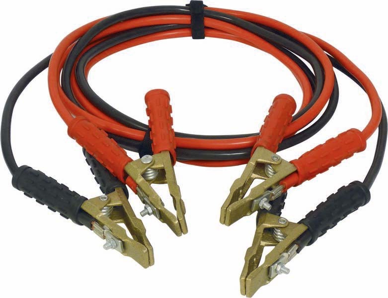 Cable demarrage cca 16mm² pinces laiton 2x3m 320a SODISTART - 04174