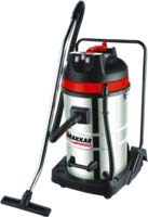 Aspirateur eau et poussière 80L 230V 3600W DRAKKAR cuve inox basculante/3 moteurs - 07408