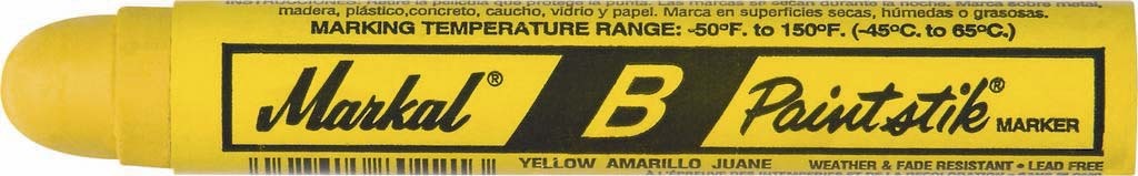 Baton peinture toutes surface d.17mm jaune MARKAL - 08748