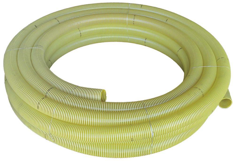 TUYAU ASPIRATION PVC JAUNE SPIRE PVC D.40MM LONG.5M - 09502