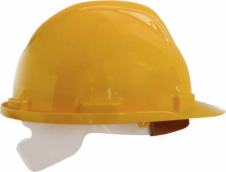 Casque de chantier jaune CLIMAX - 10459