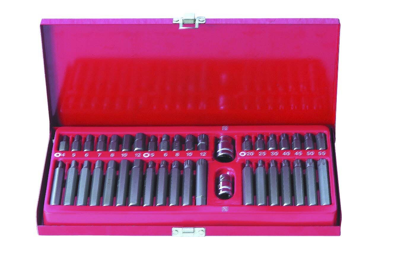 40 embouts torx + hexag + coffret DRAKKAR TOOLS - 10751