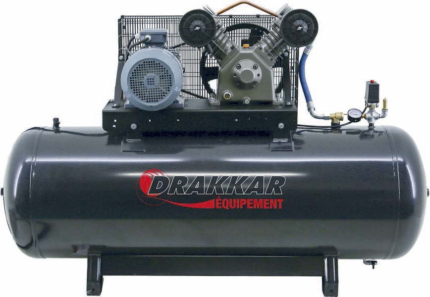 Compresseur a piston 10cv 500l tri DRAKKAR EQUIPEMENT - 11239