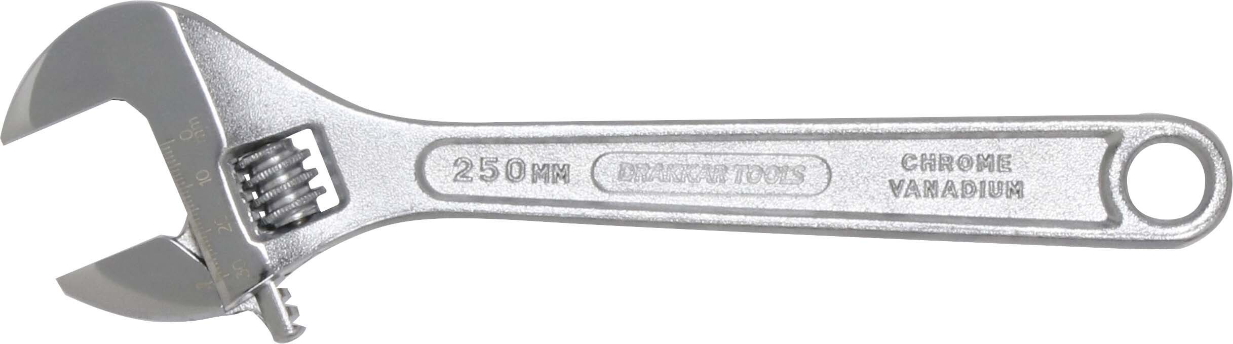 Cle a molette 250mm 10' c.v dt DRAKKAR TOOLS - 12404